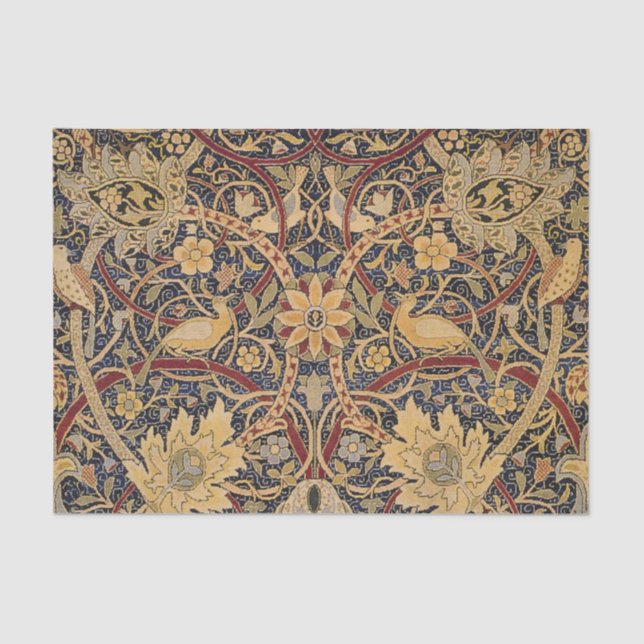 William Morris Bullerswood Faux Tapestry Tissue Paper (Front)