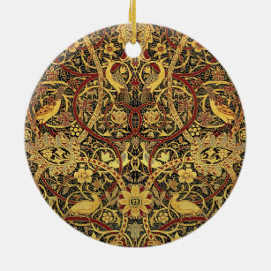 William Morris Bullerswood Tapestry Floral Art Ceramic Ornament