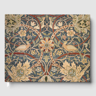 William Morris Bullerswood Vintage Bird Art Guest Book