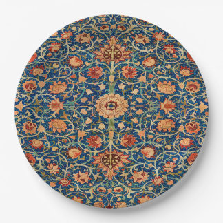 William Morris Carpet Design Paper Plate