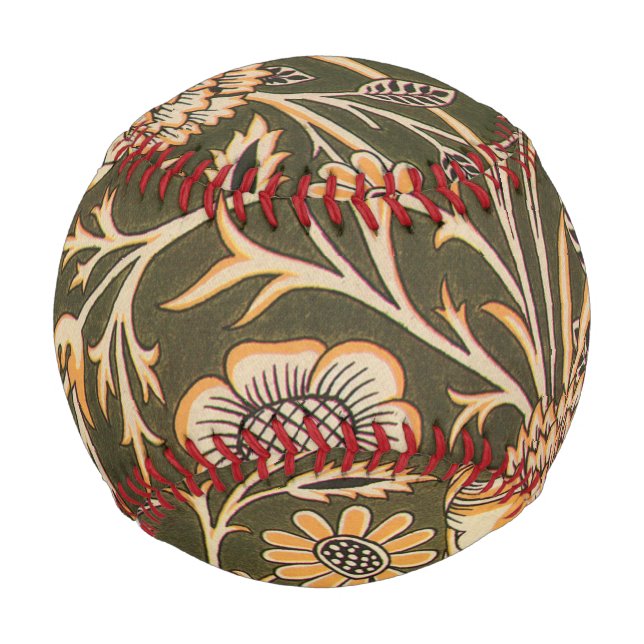 William Morris Cherwell Wallpaper Pattern Baseball (Front)