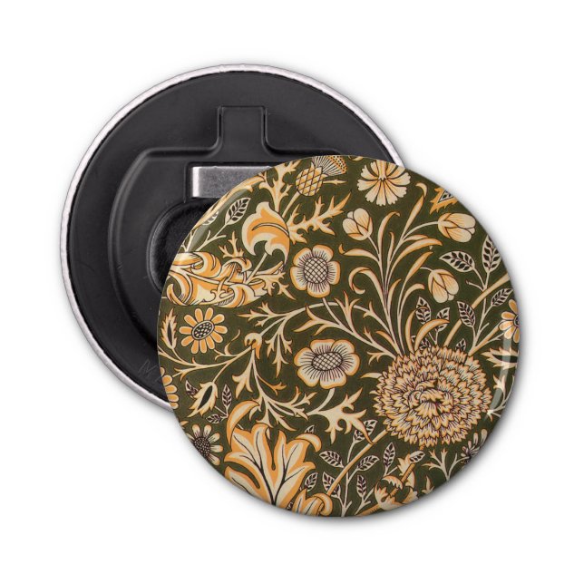 William Morris Cherwell Wallpaper Pattern Bottle Opener (Front)