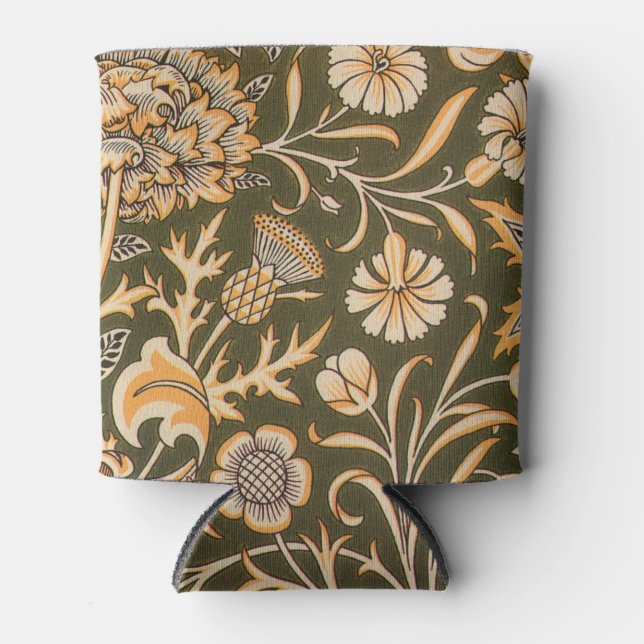 William Morris Cherwell Wallpaper Pattern Can Cooler (Front)