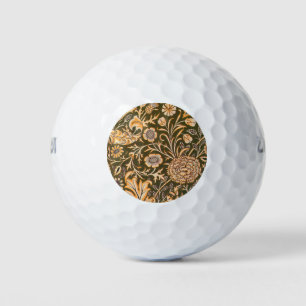 William Morris Cherwell Wallpaper Pattern Golf Balls