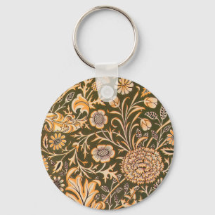 William Morris Cherwell Wallpaper Pattern Key Ring
