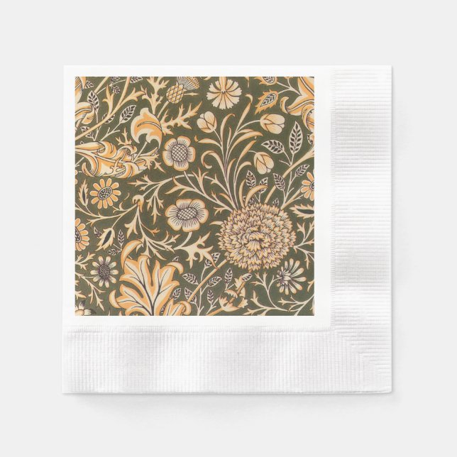 William Morris Cherwell Wallpaper Pattern Napkin (Front)