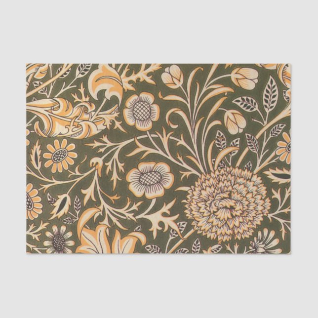 William Morris Cherwell Wallpaper Pattern Tissue Paper (Front)