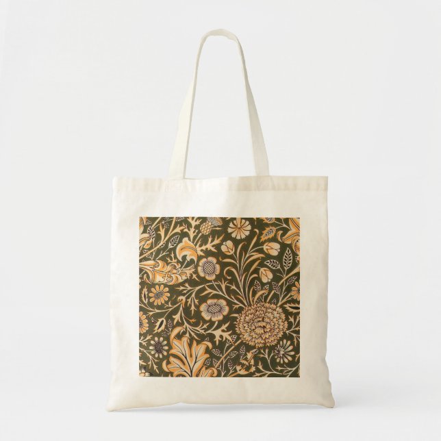 William Morris Cherwell Wallpaper Pattern Tote Bag (Front)