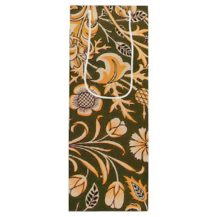 William Morris Cherwell Wallpaper Pattern Wine Gift Bag