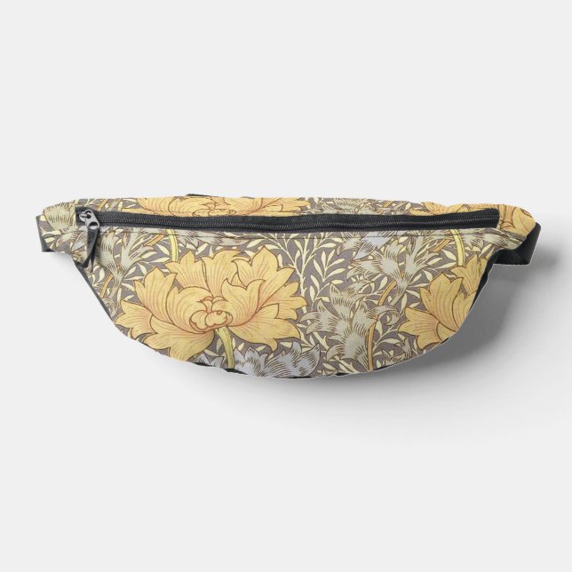 William Morris Chrysanthemum Mum Flowers Bum Bags (Lay Down)