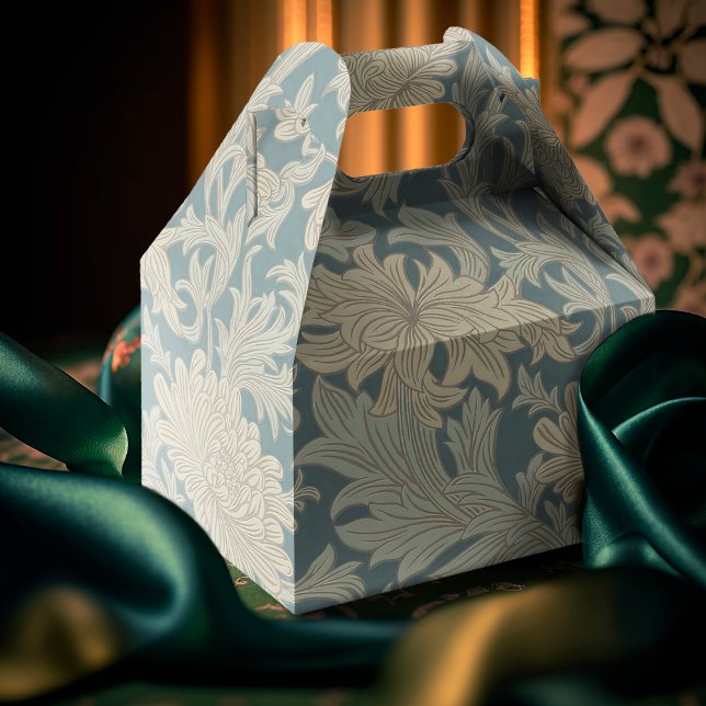William Morris Chrysanthemum Pattern Favour Box (Creator Uploaded)