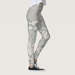 William Morris Chrysanthemum Pattern Leggings