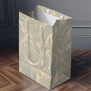 William Morris Chrysanthemum Pattern Medium Gift B Bag