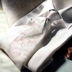 William Morris Chrysanthemum Pattern Neck Tie