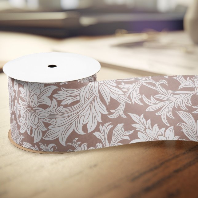 William Morris Chrysanthemum Pattern Satin Ribbon (Creator Uploaded)