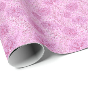 William Morris Chrysanthemum Pattern Wrapping Pape Paper