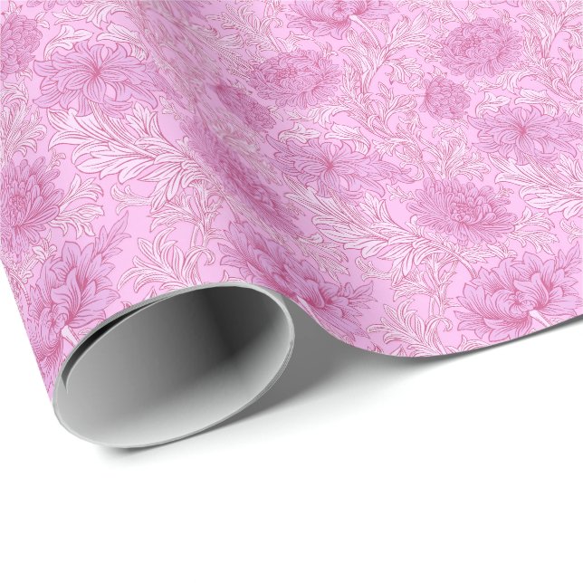William Morris Chrysanthemum Pattern Wrapping Pape Paper (Roll Corner)