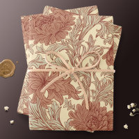 William Morris Chrysanthemum Pattern Wrapping Pape
