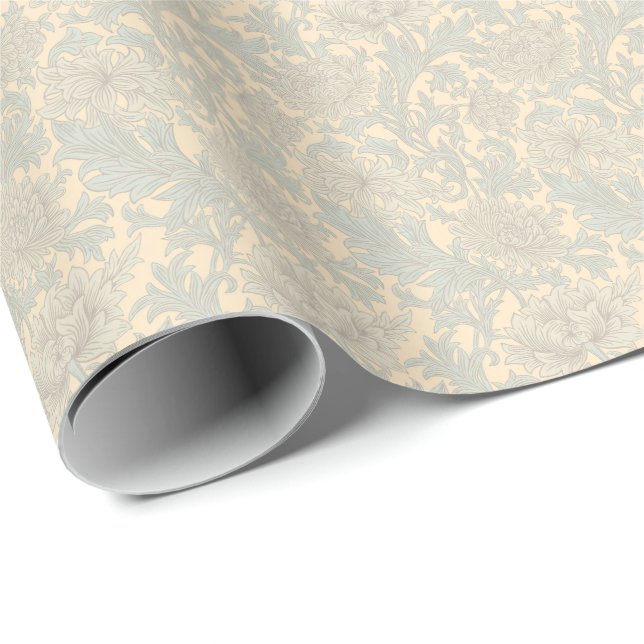 William Morris Chrysanthemum Pattern Wrapping Pape Wrapping Paper (Roll Corner)