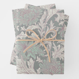 William Morris Chrysanthemum Pattern Wrapping Pape Wrapping Paper Sheet