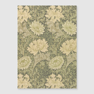 William Morris Chrysanthemum Sage Flower