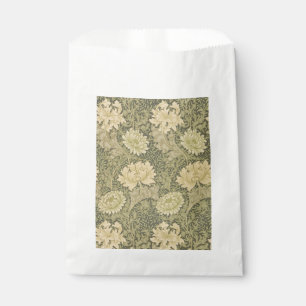 William Morris Chrysanthemum Sage Flower Favour Bag