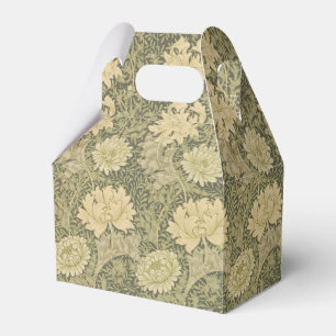 William Morris Chrysanthemum Sage Flower Favour Box