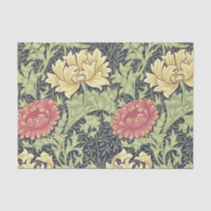 William Morris Chrysanthemum Vintage Floral Art Tissue Paper