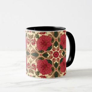  William Morris Chrysanthemums Floral Art Nouveau  Mug