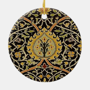 William Morris Classic Carpet Art Print Design Ceramic Ornament