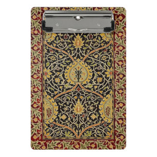 William Morris Classic Carpet Art Print Design Mini Clipboard