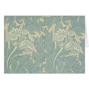 William Morris Classic Tulip Blue Floral