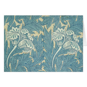 William Morris Classic Tulip Blue Floral