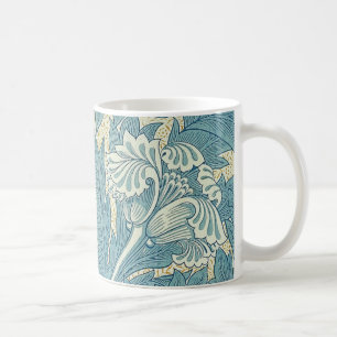 William Morris Classic Tulip Blue Floral Coffee Mug