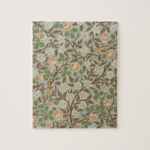 William Morris Clover Botanical Flower Jigsaw Puzzle
