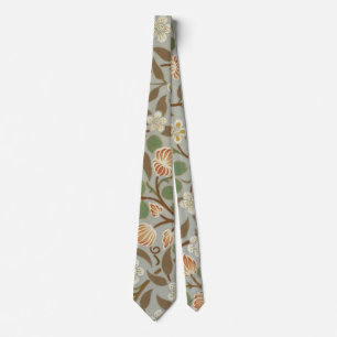 William Morris Clover Botanical Flower Tie