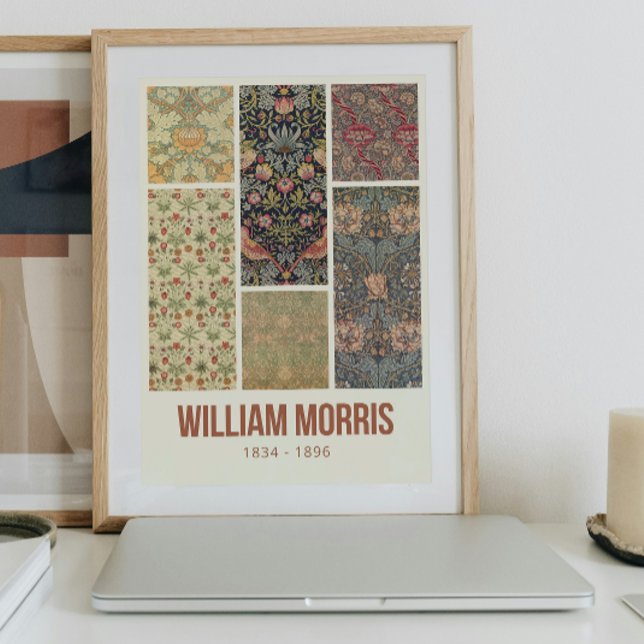William Morris Collected Art Pattern Collage Poster (Creator Uploaded)