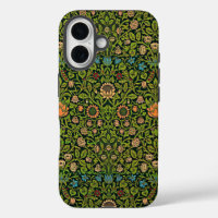 William Morris - Columbine, dark green,