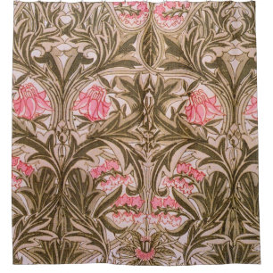 William Morris - Columbine Pattern 1876 Shower Curtain