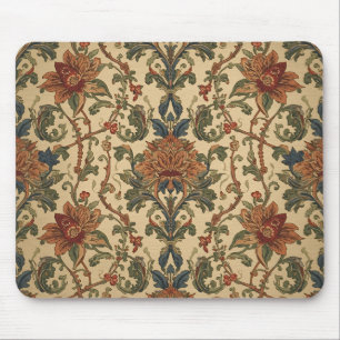 William Morris Compton Floral Art Nouveau Pattern Mouse Pad