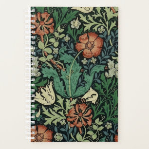 William Morris Compton Floral Art Nouveau Pattern Planner