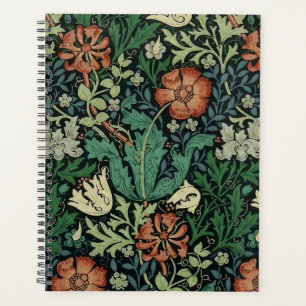 William Morris Compton Floral Art Nouveau Pattern Planner