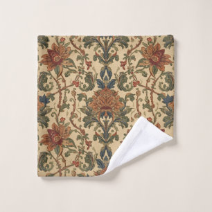 William Morris Compton Floral Art Nouveau Pattern Wash Cloth