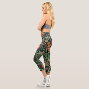 William Morris Compton Wallpaper Classic Capri Leggings