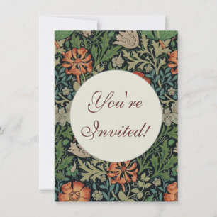 William Morris Compton Wallpaper Classic Invitation