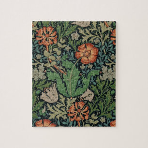 William Morris Compton Wallpaper Classic Jigsaw Puzzle