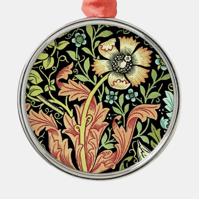 William Morris Compton Wallpaper Classic Metal Tree Decoration (Front)