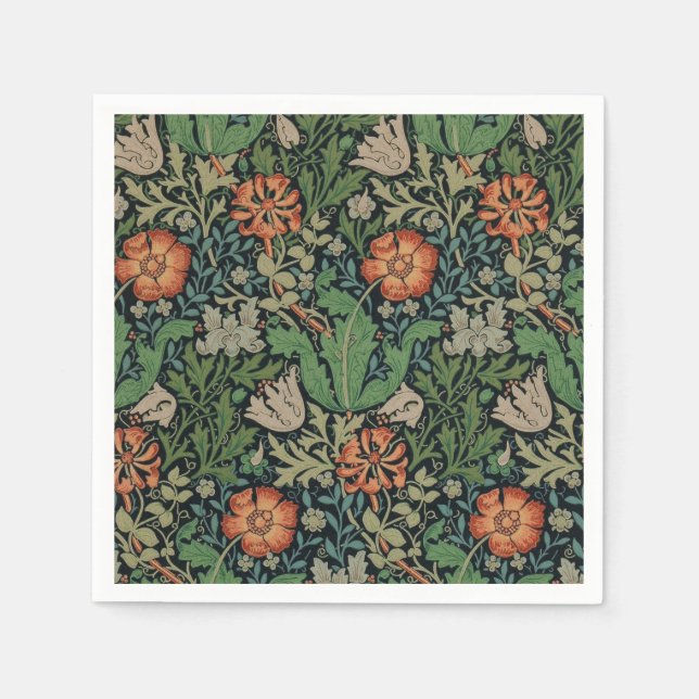 William Morris Compton Wallpaper Classic Napkin (Front)