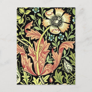 William Morris Compton Wallpaper Classic Postcard