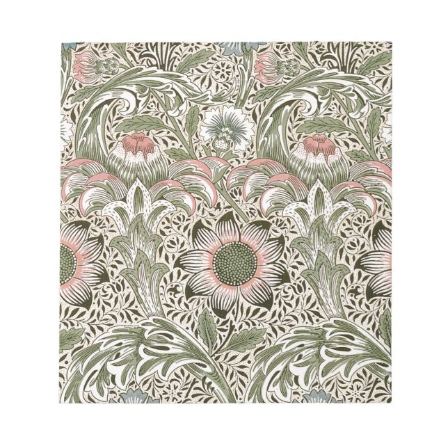 William Morris Corncockle Notepad (Front)